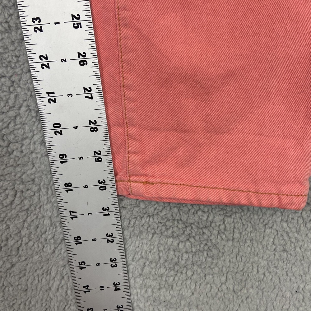 Vintage Gap Jeans Womens 8 Regular Coral Pink High Rise Classic Fit Made in USA - Picture 3 of 10
